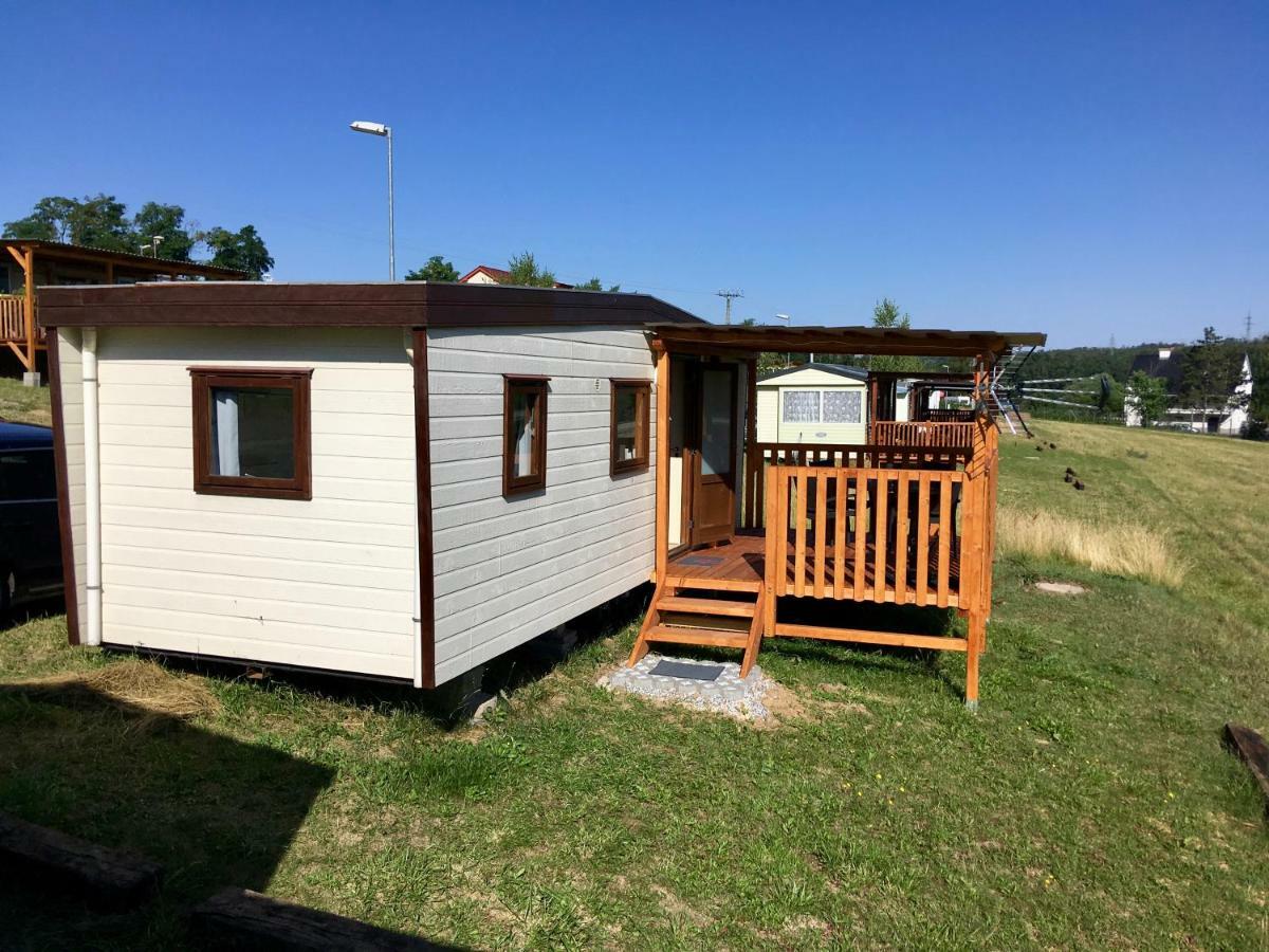 Mobilheim Chalet - Vyrovicka Prehrada Vyrovice Kültér fotó